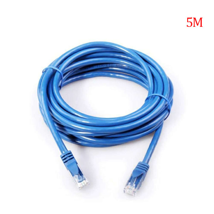 uni-cat5-cat5-rj45สายเคเบิลเครือข่าย-lan-อีเทอร์เน็ตสำหรับ-ps-xbox-อินเตอร์เน็ตเราเตอร์สีฟ้า