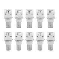 10 Pieces 90 Degree 2P BNCQ9 Connection Board White Adapter for PCB Assembly for CCTV Systems