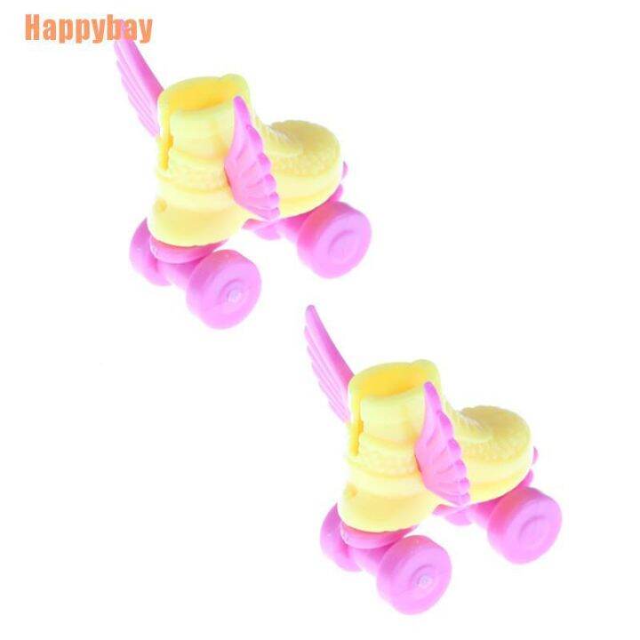 happybay-รองเท้าโรลเลอร์สเก็ต-3-ซม-สําหรับตุ๊กตาเด็กผู้หญิง-1-คู่