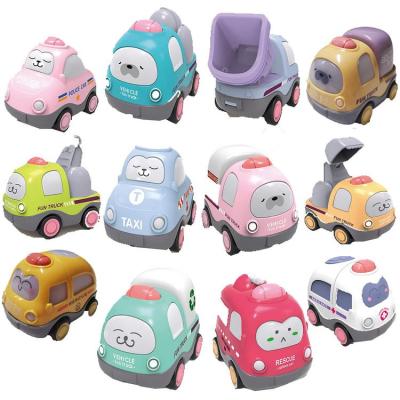 Pull Back Cars 12 PCS Push and Go Toy Car Cute Mini Vehicle Toys Friction Powered for Boys Kids Toddlers Age 1 2 3 Party Favors advantage