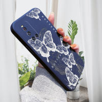 เคสโทรศัพท์สำหรับ Vivo V17 Vivo V19เคสโทรศัพท์ลายการ์ตูนผีเสื้อเคสป้องกันทนแรงกระแทกคลุมทั้งหมดของเหลวทรงสี่เหลี่ยมดั้งเดิม