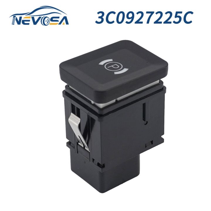 nevosa-3c0927225c-สำหรับ-vw-passat-r36-b6-c6ไฟฟ้าในรถยนต์เบรกมือสำหรับจอดรถออโต้สวิตช์ปุ่มเบรกมือ3c0927225a-3c0927225b