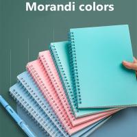 A5 Coil Spiral Diary Notebook Grid Paper Morandi Daily Weekly Planner Journal Agenda Notepad School Office Supplies Stationery