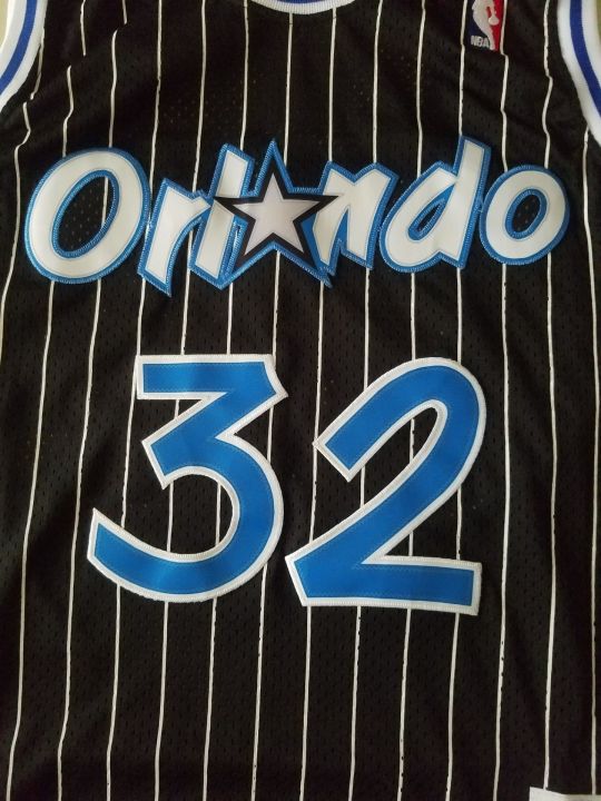 ready-stock-top-quality-hot-sale-mens-orlando-magic-32-shaquille-oneal-mitchell-ness-black-retro-jersey