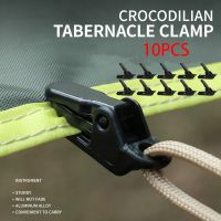 10PCS/Sets Outdoor Tarpaulin Clip Tents Awning Wind Rope Clamp Awnings Plastic Clip Buckle Jaw Grip Outdoor Camping Hook