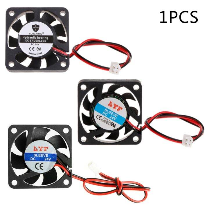 dc-24v-0-10a-2-pin-40x40x10มม-pc-คอมพิวเตอร์ระบบ-cpu-brushless-พัดลมระบายความร้อน4010