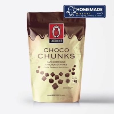 Items for you 👉 Tulip choco chunk compound dark chocolat 1 กก. ดาร์กช็อกคอมพาวน์สำหรับทำขนม