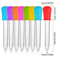 1/6/8/10pcs ซิลิโคนปิเปตพลาสติก Dropper Feeding Medicine Liquid Eye Ear Pipette Dropper School Lab Experiment Supplies-lihaichao