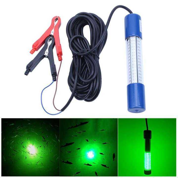 12V24V Underwater Fishing Light 180 Led Night Boat Light Attracts Fish