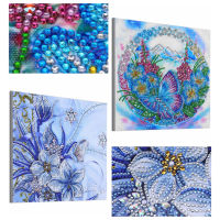 5D DIY Special Shaped Diamond Painting Butterfly Flower Diamond embroidery Kits Crystal Rhinestone Arts Home Decor