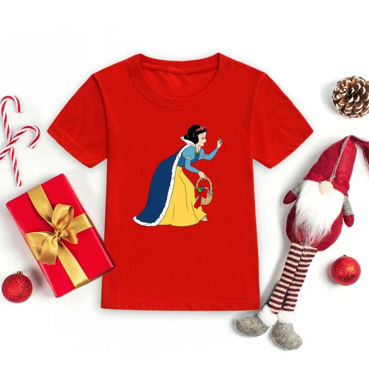 เสื้อยืด-พิมพ์ลาย-merry-christmas-snow-wthie-สําหรับเด็กผู้หญิง-เหมาะกับงานปาร์ตี้คริสต์มาส