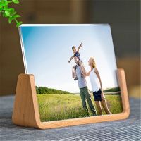 ❐✠ European Solid Wooden Photo Frame Innovative 5/6/7 Inch Acrylic U Shaped Photo Frame Home Desk Decoration Valentine 39;s Day Gift