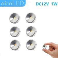 【CW】 etrnLED Led Dimmable 12V 1W Ultra Thin Mounted Round Ceiling Focos Indoor Cabinet Small