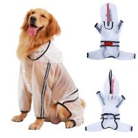 Dog Supplies Pet Jacket Pet Hooded Raincoat Waterproof Breathable Small Large Dogs Rain Coat Clothing Shoes Accessories Costumes