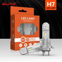 H7 Led 2ชิ้นของ Eurs V2ไฟหน้ารถขนาด1:1ไฟโคมไฟขนาดเล็กปลั๊กแอนด์เพลย์รถยนต์ Led 12V