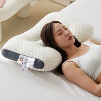 Hot Cervical Orthopedic Neck Pillow To Help Sleep And Protect The Pillow Neck Household Soybean Fiber Massage Pillow Core Pillows  Bolsters