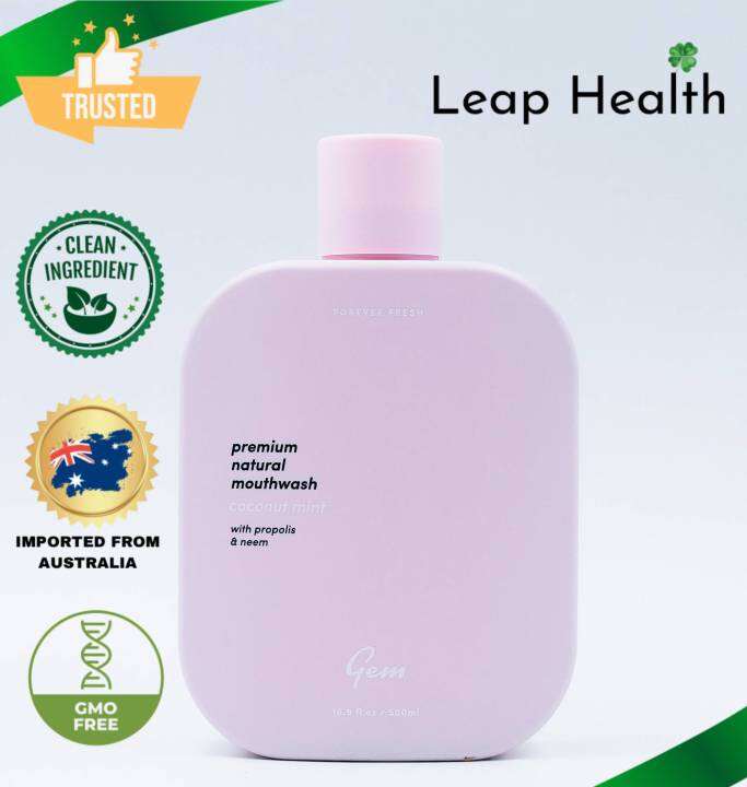 Gem Mouthwash Coconut Mint Lazada