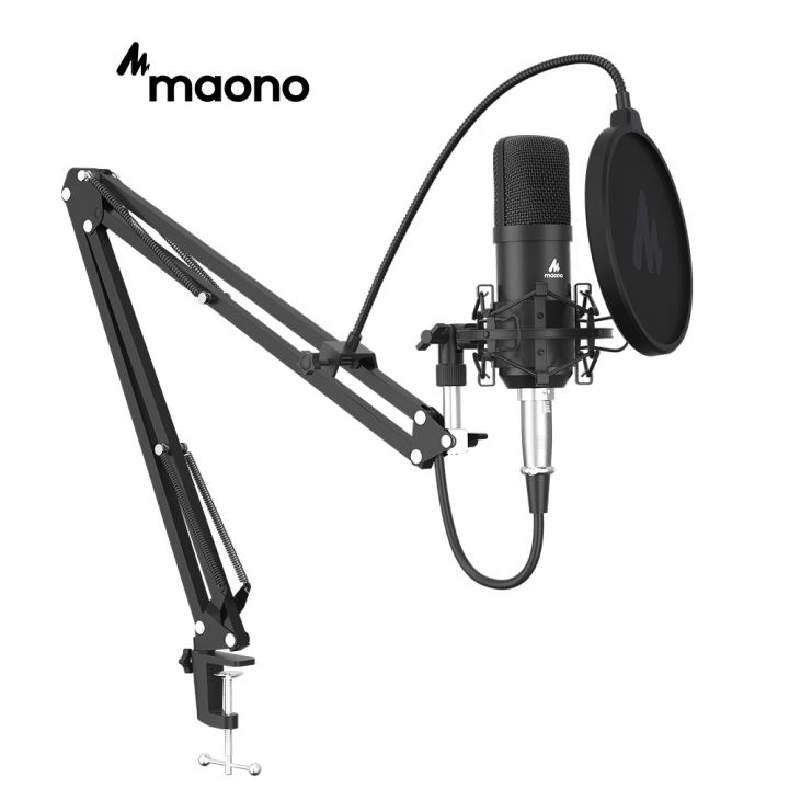 maono-au-a03-ชุดคอนเดนเซอร์ไมโครโฟน-ขนาด-3-5-มม-สําหรับแล็บท็อป-ศัพท์-คอพิวเตอร์-ยูทูป-คาราโอเกะ-เล่นเกม-ทำพ็อดแคสต์