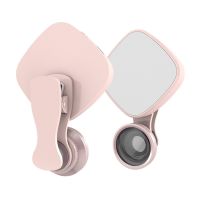 3 In 1 4K HD Wide Angle Fill Lights 185° Fisheye Lens Multi purpose Macro Mobile Phone Lens Makeup LED Fill Light External Lens