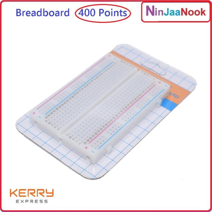 1 Pcs 400 Tie Points Solderless PCB Breadboard Mini Universal Test  Protoboard DIY Bread Board for Bus Test Circuit Board