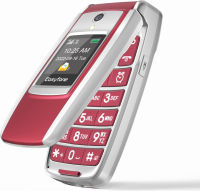 Easyfone T300 4G LTE Unlocked Senior Flip Cell Phone, Big Button Clear Sound Flip Mobile Phone for Elderly with SOS Button, GPS and Big Charging Dock (Red)