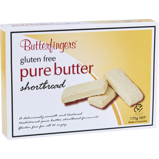 BISCUITS Butterfingers Gluten Free Pure Butter Shortbread 175g Lazada