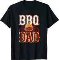 BBQ Dad T-Shirt Barbecue Dad Gift Men On Sale Geek Tops Shirts Cotton Top T-shirts Design