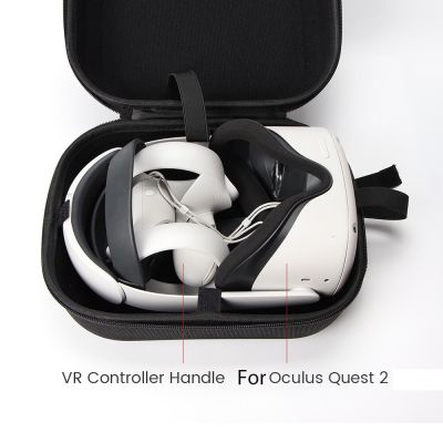 ”【；【-= Hard Travel Storage Bag For Oculus Quest 2 VR Headset Portable Carry Case VR For Oculus Quest 2 Headset Controllers  Accessories