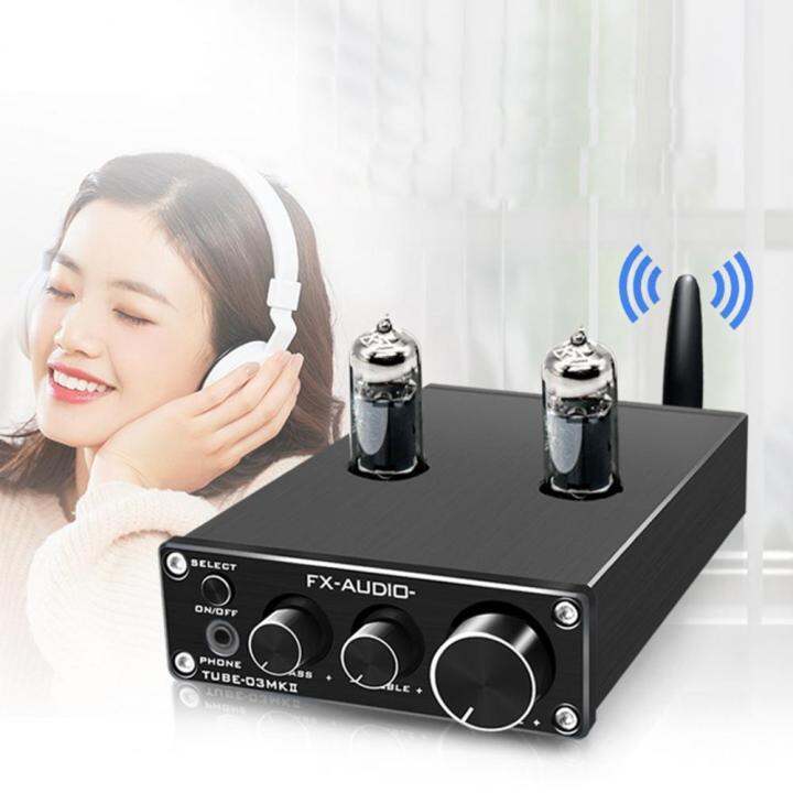 FXAUDIO TUBE03 MKII 6K4 HiFi Vacuum Tube Preamp Bluetooth 5.0 Stereo