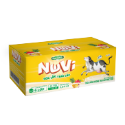 Thùng 24 túi NuVi Sữa lắc trái cây hương Trái Cây Nhiệt Đới túi NuVi Power