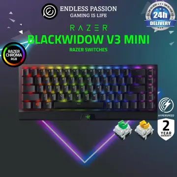 Best Buy: Razer BlackWidow V3 Mini Hyperspeed Phantom Edition 65% Wireless  Mechanical Yellow Linear Switch Gaming Keyboard Black RZ03-03891900-R3M1