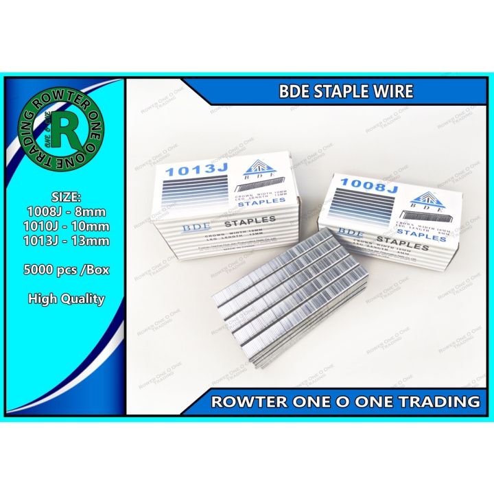 Ppaper BDE High Quality Staple Wire 5000pcs 1008J / 1013J | Lazada PH