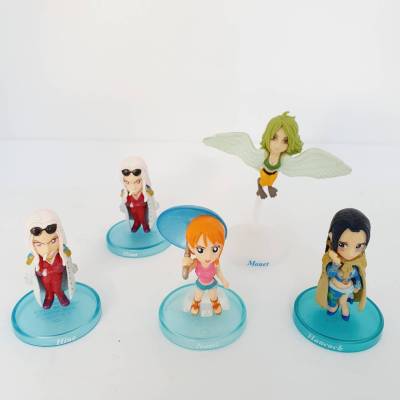 !!!ของแท้ จากญี่ปุ่น!!! วันพีช One Piece Girl Group (Nami Hancock Hina Monet) ขนาด 4cm