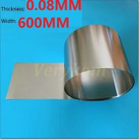 0.08mm Thickness 800mm Width 5M/lot Stainless Steel Sheet Plate Leaf Spring Foil 304 Thin Tape Iron Piece 0.08*600 Free Shipping