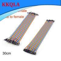 QKKQLA 30Cm 40Pin Diy Dupont Jumper Wire Female Male To Male Female Line Eclectic Connector Cable Cord  Lead F/M