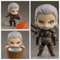 ส่งเร็วหุ่นฟิกเกอร์ล่าสัตว์ป่าแอคชั่นพีวีซี Geralt White Wolf Geralt รุ่น3 10ซม.