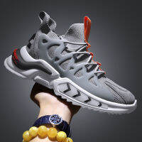 Trending Men Walking Sneakers Luxury Design Running Shoes Man Reflective Sock Boot Fly Weaving Hip Hop Dance White Black Shoes