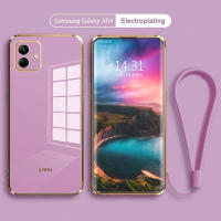 สำหรับ Samsung Galaxy A04เคสโทรศัพท์มือถือซิลิโคนนิ่มแบบฝาครอบป้องกันบางเฉียบเคสโทรศัพท์ด้วยไฟฟ้าหรูหรา TPU มือถือรวมทุกอย่าง