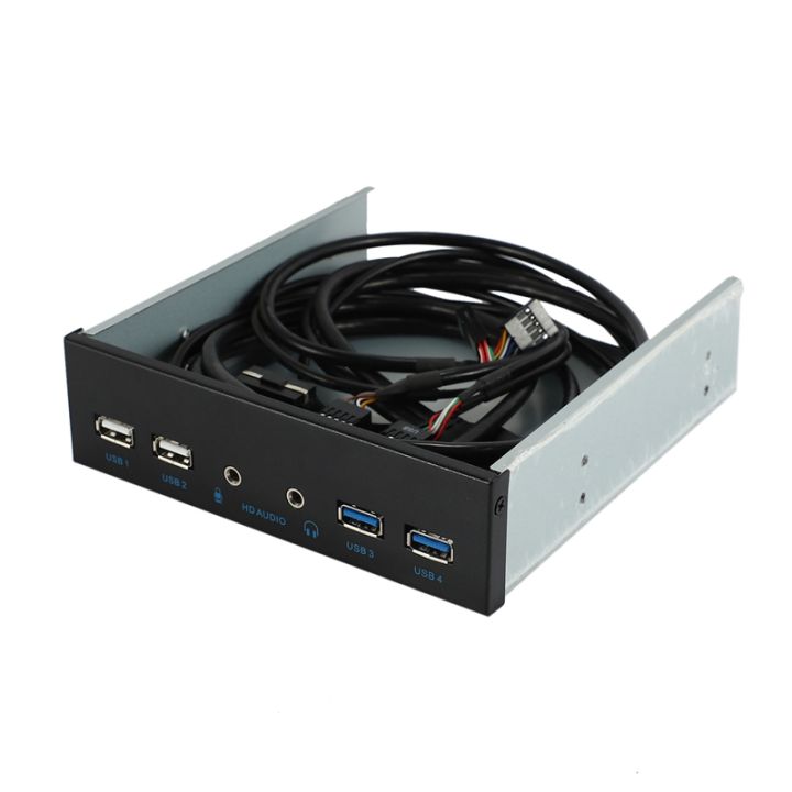 5 25 Inch Desktop Pc Case Internal Front Panel Usb Hub 2 Ports Usb 3 0 And 2 Ports Usb 2 0 With