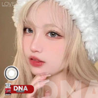 ลาย DNA ฝาขาว ❤️ Lovelylens สีเทา สีน้ำตาล เป็นประกาย นำเข้าจากเกาหลีแท้ ??