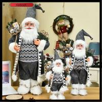 ALABINOH ตุ๊กตาหิมะปีมีความสุขเครื่องประดับประดับต้นคริสต์มาสจี้ของตกแต่งคริสต์มาสซานตาคลอสตุ๊กตา