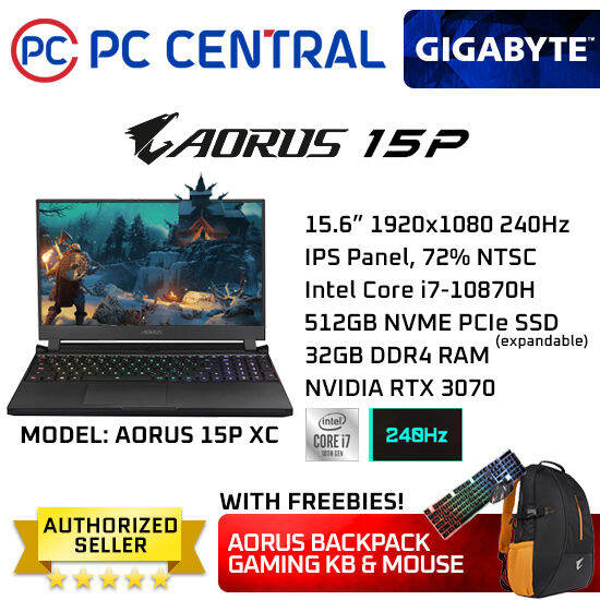 gigabyte aorus 15p xc