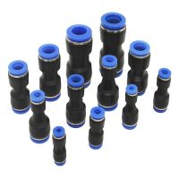 Pneumatic Fitting Tube Connector Fittings Air Quick Water Pipe Push In Hose Quick Couping 4mm 6mm 8mm 10mm 12mm PU PG Hand Tool Parts Accessories