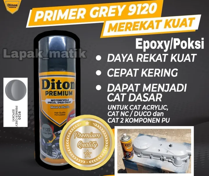Pilok DITON PREMIUM EPOXY POKSI PRIMER GREY 9120 400ml Lazada Indonesia
