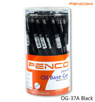 Pencom OG37A-BK ปากกาหมึกน้ำมันแบบกดสีดำ