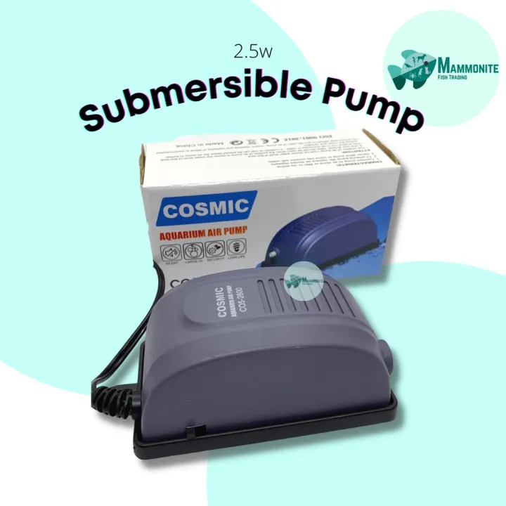 Aquarium Tank COSMIC Submersible Air Pump Silent Single 2.5W COS2800