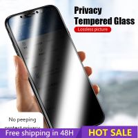 （A PRETTY）9D AntiTempered Glass สำหรับ iPhone 13 12Privacy Screen Protector บน iPhone 11 ProXXR 7 8 6 6S Plus 12ฟิล์ม