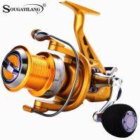 Sougayilang Carp Fishing Reel 5000/6000 Series 5.2:1 Gear Ratio Max Drag 25kg Spinnning Reel with Aluminum Spool for Saltwater