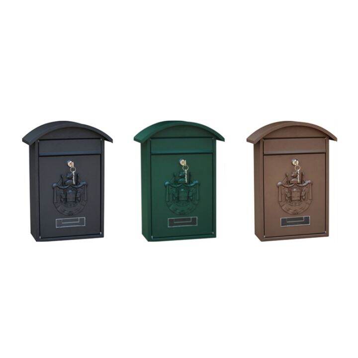 Outdoor Waterproof Wallmounted Mail Box with Lock Villa House Opinion