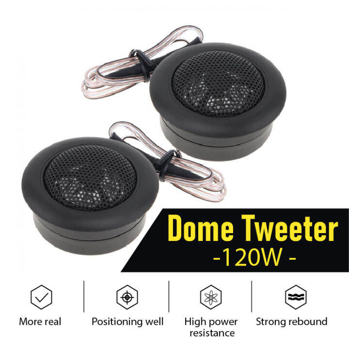 Ma Pcs Car Super Dome Tweeter Speaker W Audio System Lazada